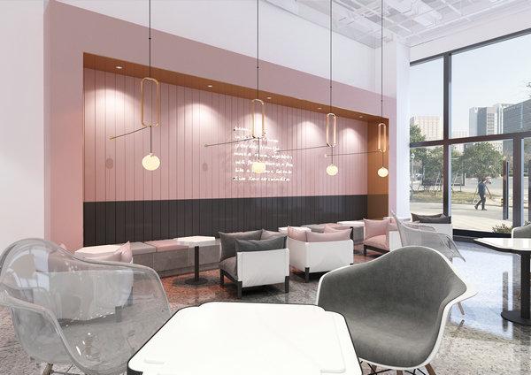 蝴蝶結茶飲咖啡店設計-麥哲倫專業連鎖餐廳咖啡店設計公司